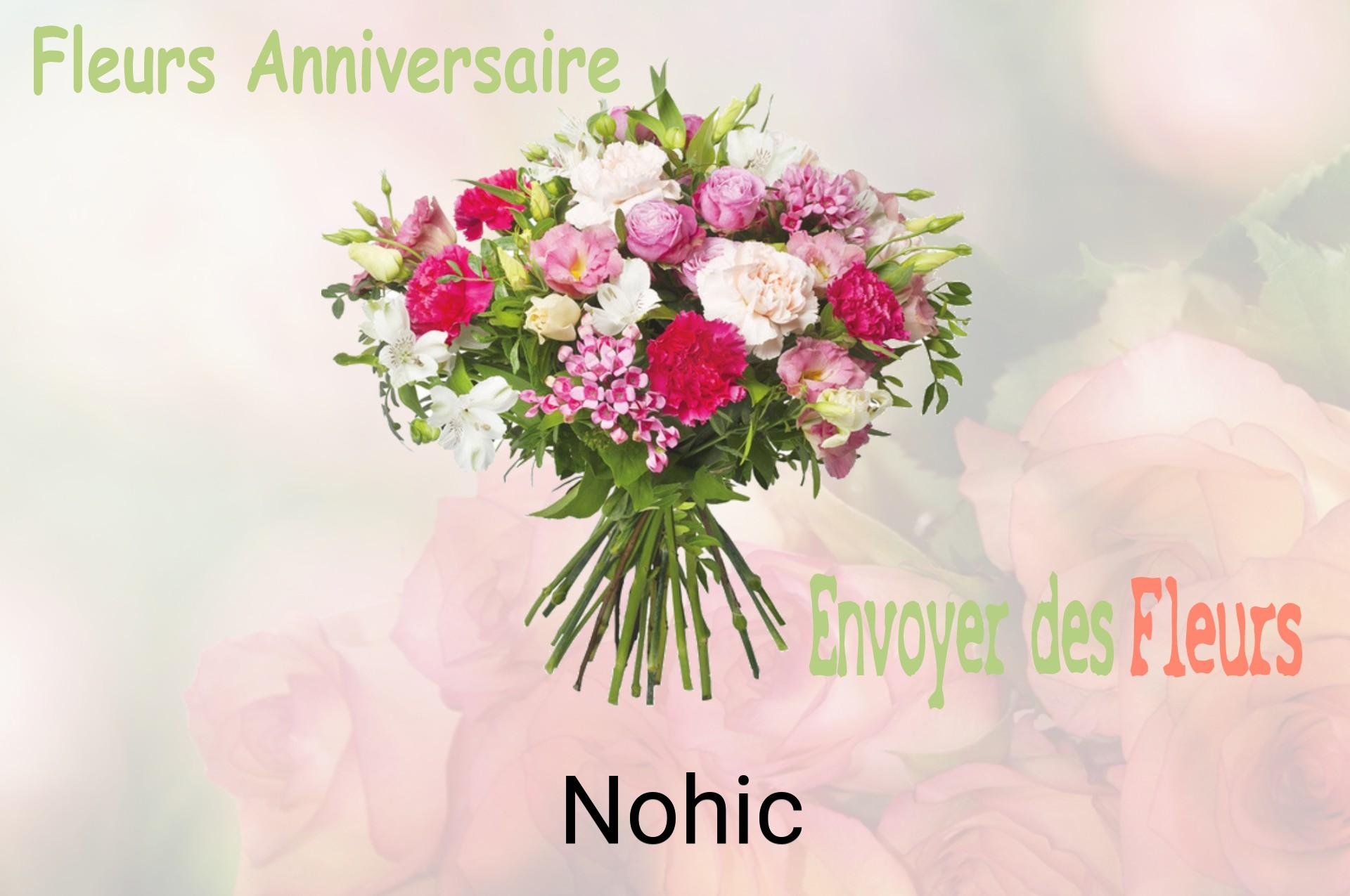 Bouquet de fleurs d’anniversaire livré à Nohic