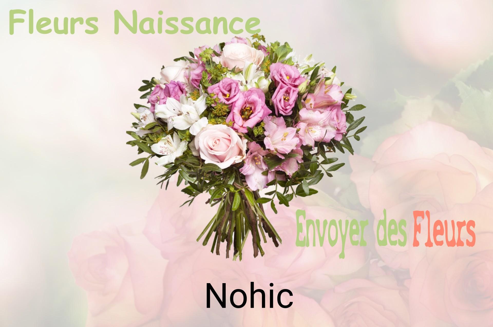 Bouquet de fleurs de naissance livré à Nohic